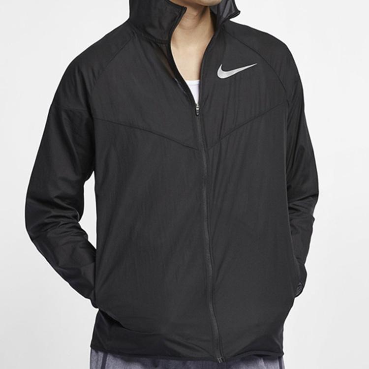 Nike WindRunner Беговая спортивная ветрозащитная куртка Черная Мужская AR0258-011