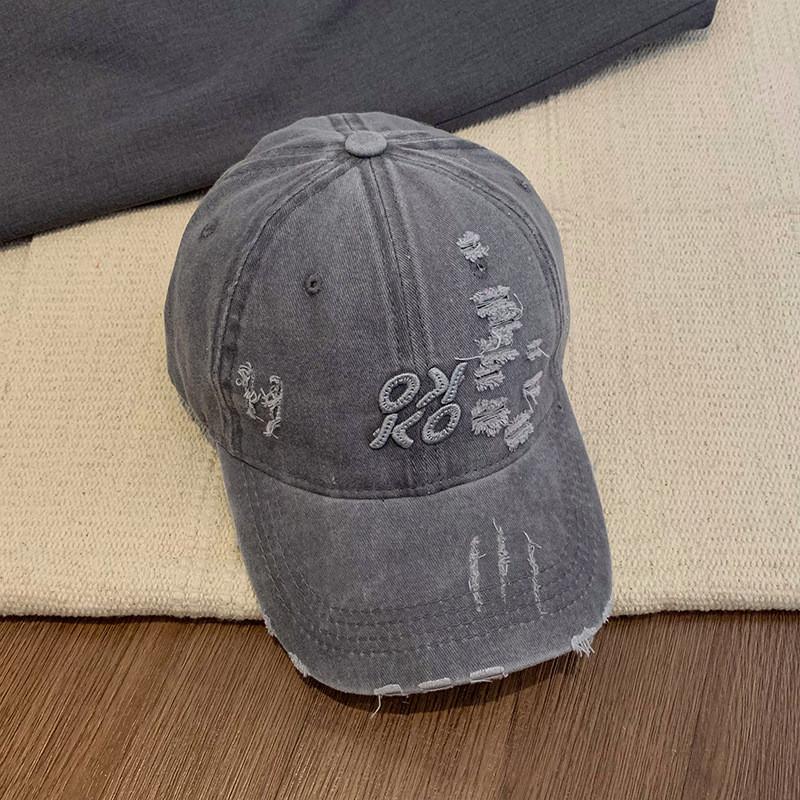 Retro Duckbill Washed Hat Women Stylish Versatile Casual Cap In Various Colors