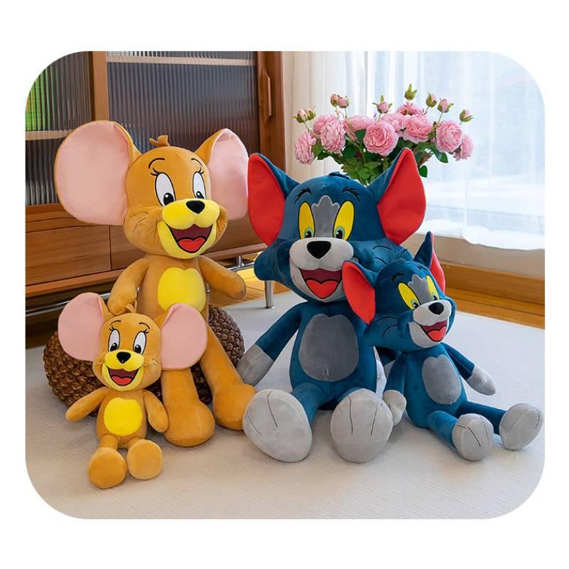 Valentine's Day Gift Cartoon Tom And Jerry Plush Stuffed Doll Kids Toy Pillow