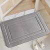 Carpet Quick-drying Coral Velvet Door Mat Slip-free Water Absorbent Memory Foam Bath Mat Home Supplies