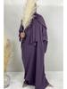 XG2057 Women's Hooded Hijab Long Kaftan Dress - Malaysia, Middle East, Dubai, Turkey