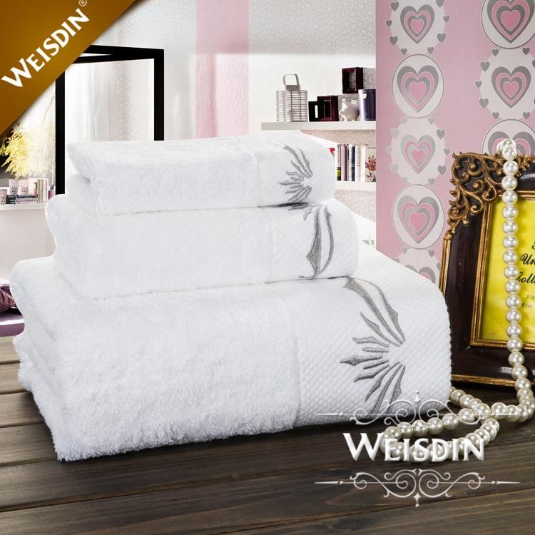 High Quality 100% Cotton Strong Water Absorption Microfiber Luxury Hotel Hand Bath Towel Sets