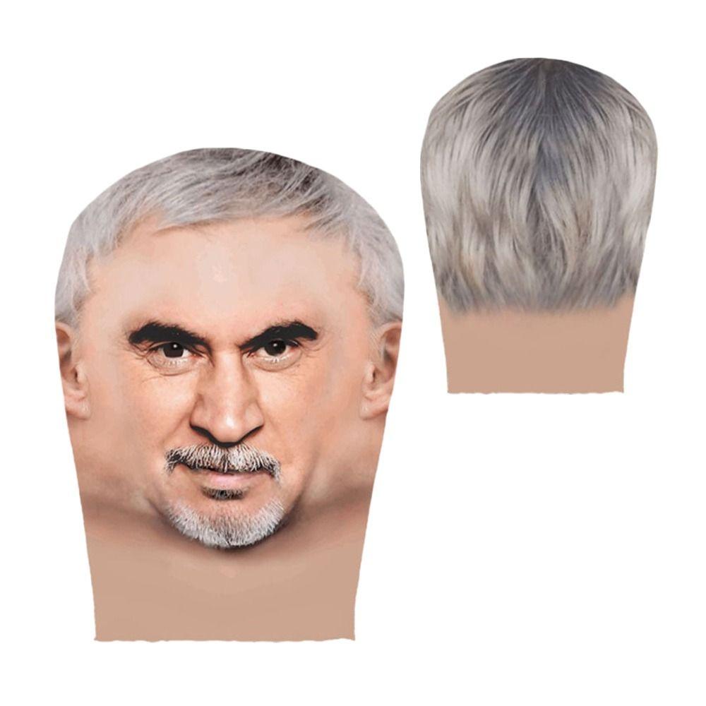 COS Двусторонняя 3D Маска для лица с полным покрытием, Головной убор, Солнцезащитная, Эластичная сетчатая маска, Реквизит для вечеринки, Маска для лица знаменитости