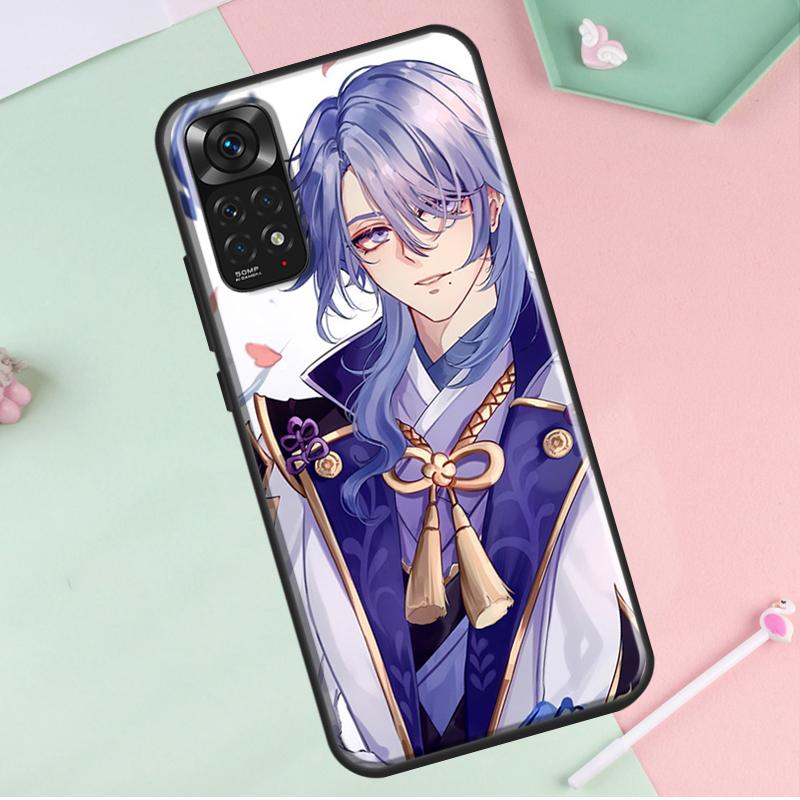 Kamisato Ayato Genshin Impact для Redmi Note 12 Pro Plus Чехол для Redmi Note 10 8 9 11 Pro 12S 11S 10S 9S 9C 10C 12C Чехол