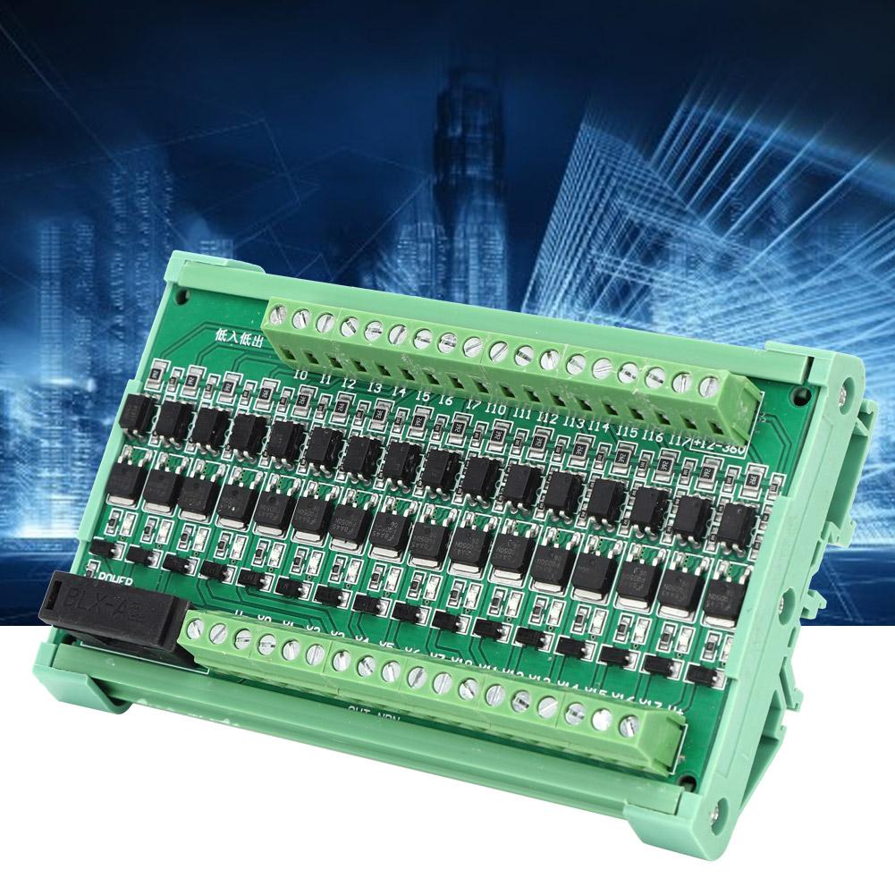 16-канальная плата усилителя PLC, плата реле изоляции, вход NPN, выход NPN 1236 В постоянного тока