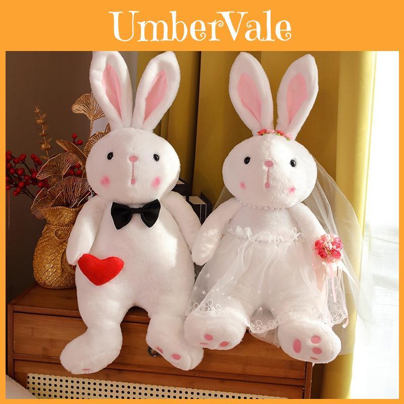 Lovely Rabbit Plush Dolls For Weddings Soft Cuddly Toys Perfect For Newlywed Home Decor