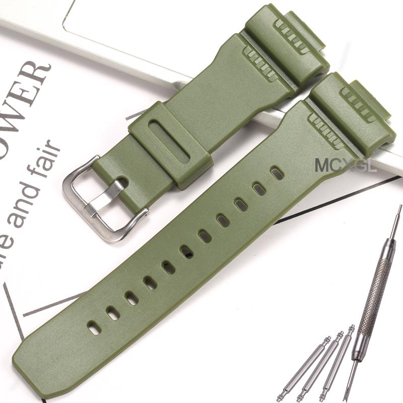 Сменный ремешок из смолы, подходящий для часов Casio 10330771 GW-7900 GW-7900B G-7900 GR-7900, мужской, водонепроницаемый, 16 мм, аксессуары