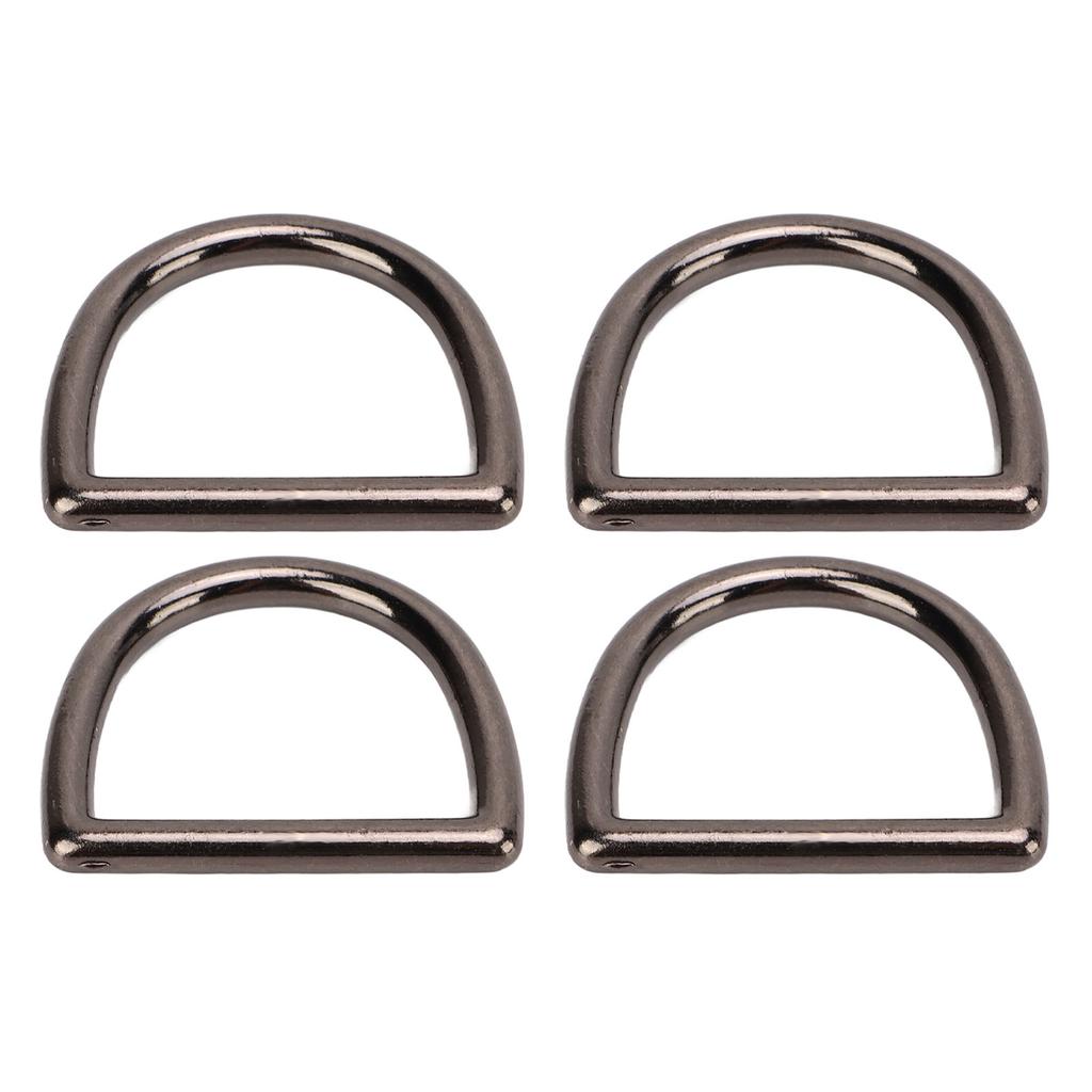 120 шт. металлических D-образных колец, многоцелевые пряжки из цинкового сплава в форме буквы D для сумок, рюкзаков, одежды своими руками