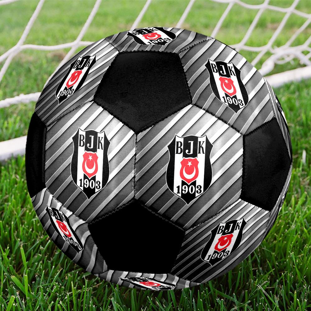 Футбольный мяч Beşiktaş J.K. Цветной Для всех возрастов Машинная строчка ПВХ Готов к соревнованиям Прочный Высокий отскок. РАЗМЕР 5