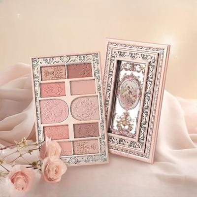 CHEERFLOR - Палитра теней для век с рамкой Brilliant Secret Series, 10 цветов - 3 типа