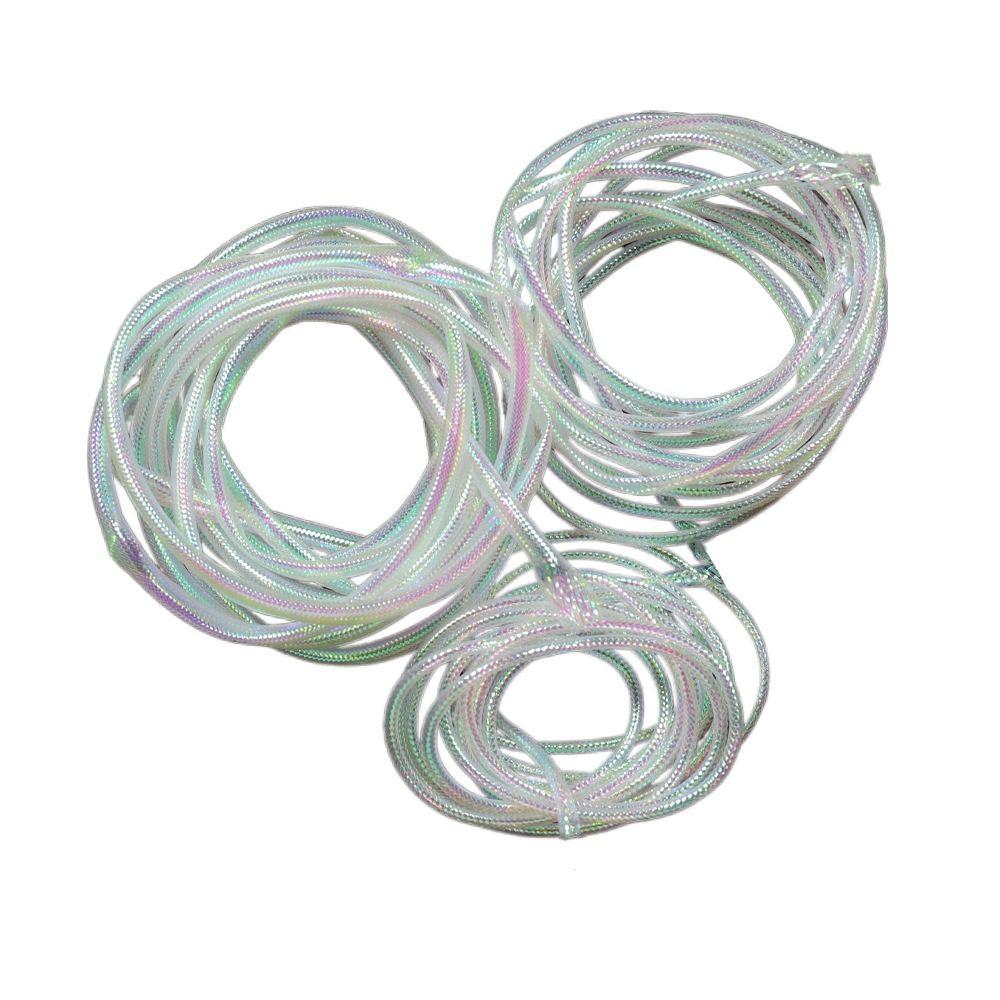 Жемчужно-белый Рыболовный Магглот Трубка Блестящие Плетеные Трубки Тело Мушки Чешуя Рыбы Жемчужный Магглот Трубка