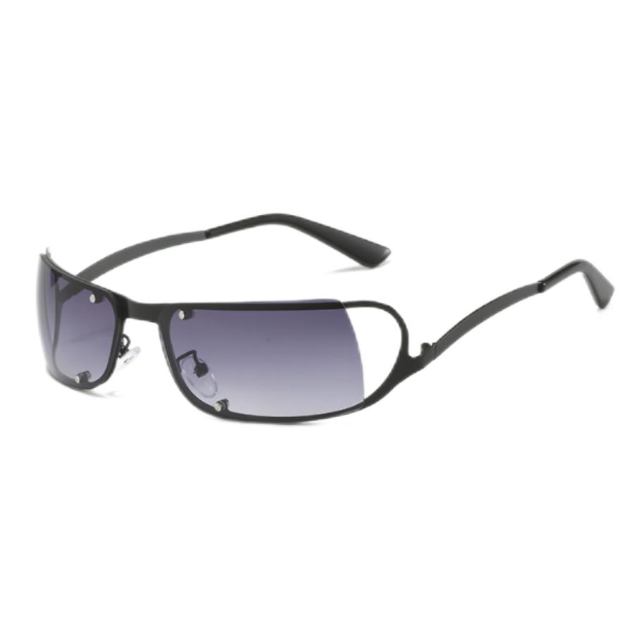 Металлические полые солнцезащитные очки с маленькой оправой, солнцезащитные очки в стиле стимпанк ретро