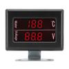 12V / 24 V Universal 2 In 1 Digital Water Temperature Gauge+Volt Gauge with Sensor M10 for Car / Truck VOLT Meter
