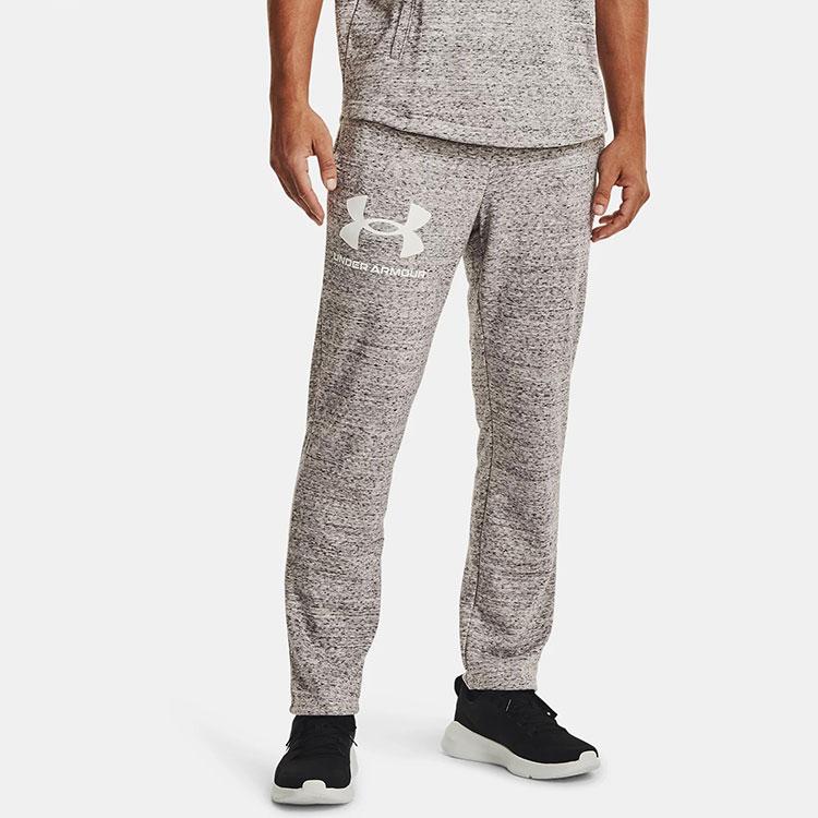 Under Armour Джоггеры с цветным логотипом и дышащей тканью, мужские, серые 1361644-112