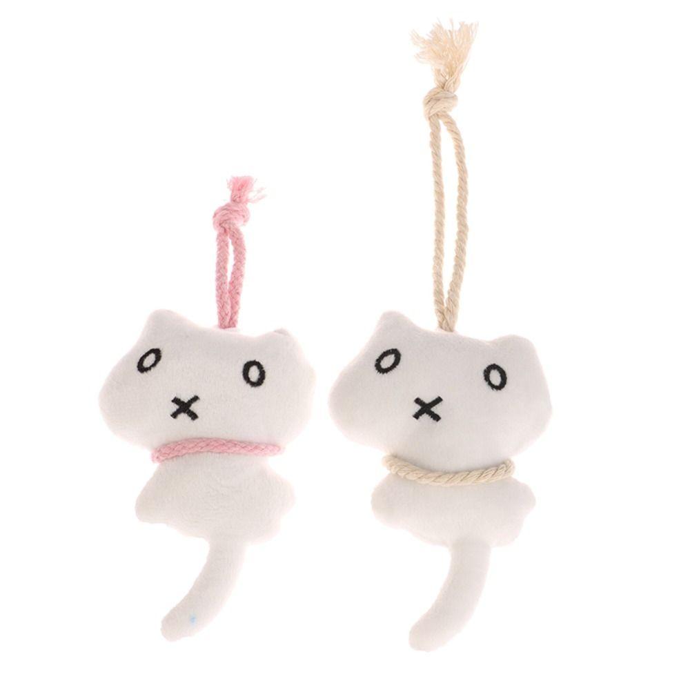 Брелок подвесной котенок плюшевая мягкая игрушка кукла кошка плюшевая подвеска сумка подвеска