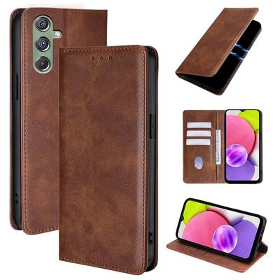 Кожаный чехол для телефона Samsung Galaxy F34 F52 F14 F04 F54 F62 F12 F41 Xcover 7 6 5 Чехол-книжка Слоты для карт Магнитный кошелек