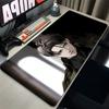 Коврик для мыши Аниме Атака Титанов Леви Аккерман Коврик для мыши Противоскользящий Резиновый Край Заблокированный Утолщенный Настольный Коврик для Игрового Ноутбука
