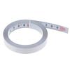 Self-Adhesive Tape Measure, 500cm Metric, Left-Right Reading, Self-Adhesive Steel Workbench Ruler, White