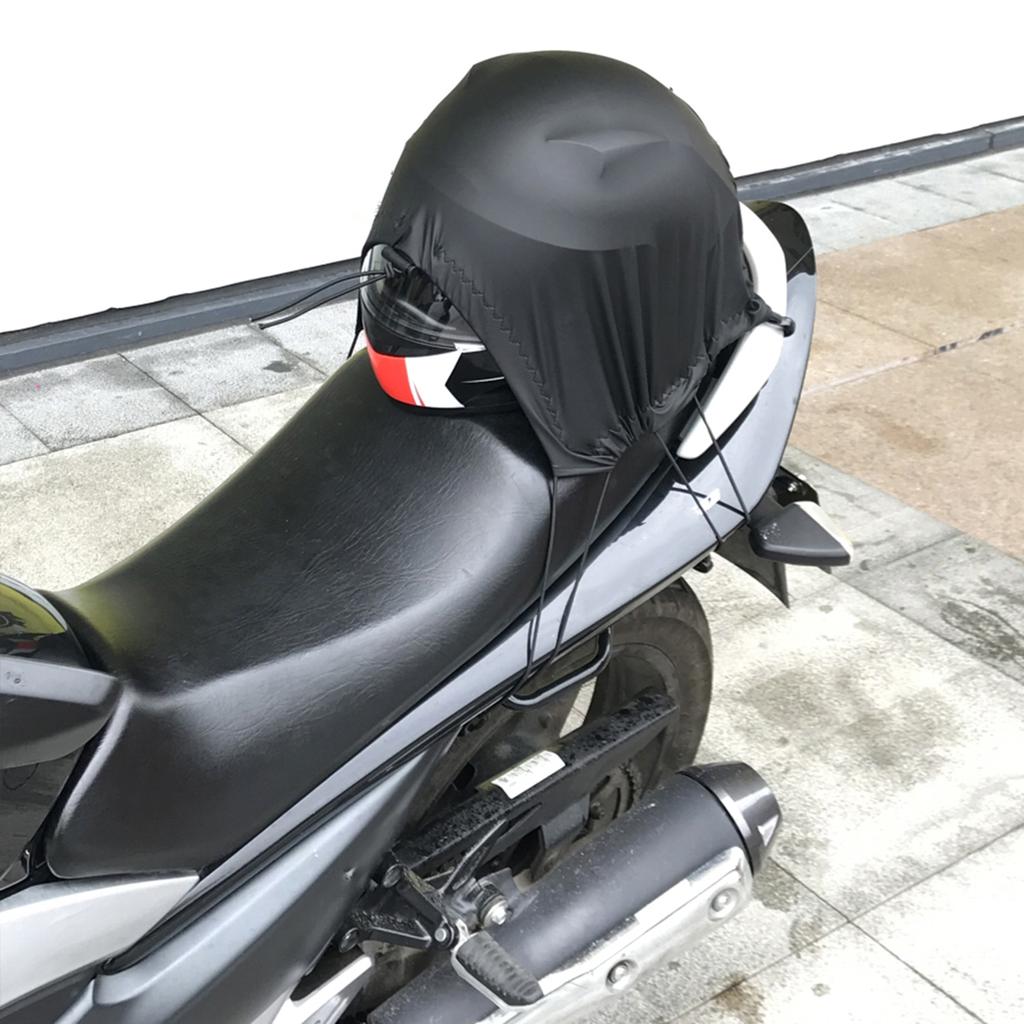 Motorcycle Rear Shelf Cover Trunk Seat Rear Rack Waterproof Luggage Cover Elastic Motorbike Luggage Cover for Keeping
