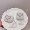Плюшевый чехол для наушников с ушками love airpods4 подходит для Apple pro2 3-го поколения, Bluetooth, защитный силиконовый чехол для осени и зимы, женщин