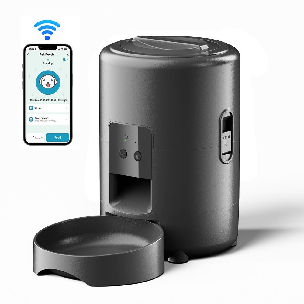 Petavista Автоматическая кормушка для кошек Умная WiFi кормушка для домашних животных Диспенсер для сухого корма Автоматическая кормушка для кошек и собак Аксессуары