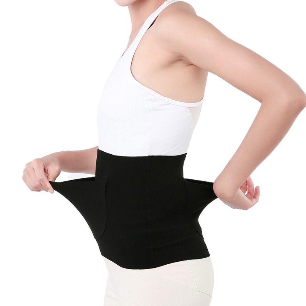 Traceless Fleece Waist Warmer High Elastic Abdominal Wrap Elderly People