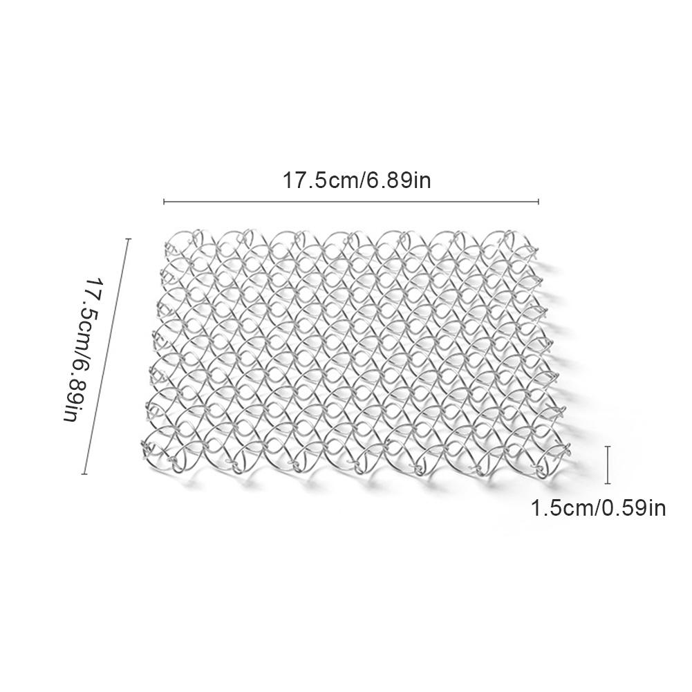 Уличный пружинный изолированный коврик из нержавеющей стали 304, теплоизоляционная подушка, термостойкий коврик для горячих блюд, кастрюль и сковородок для кемпинга