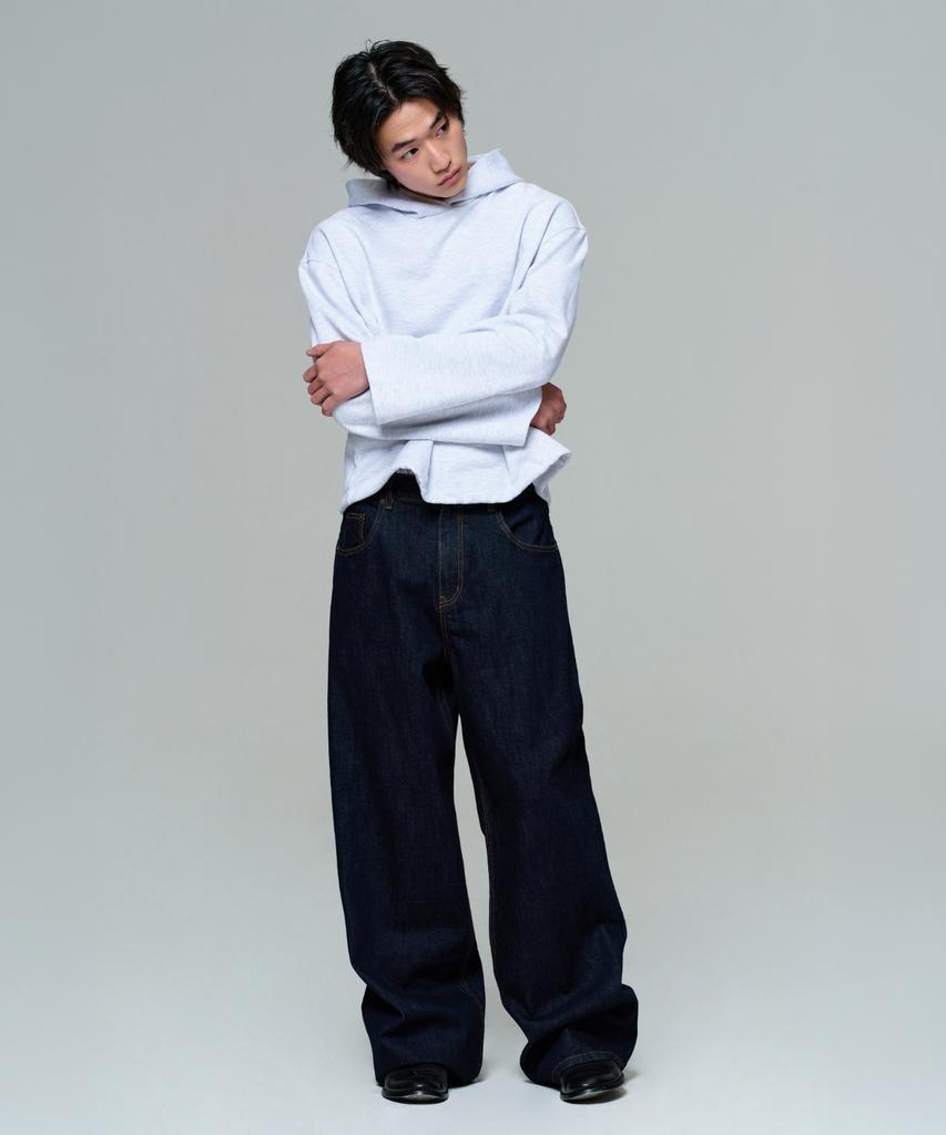 ERA Men Era Wide Fit Denim Pants - Indigo Blue