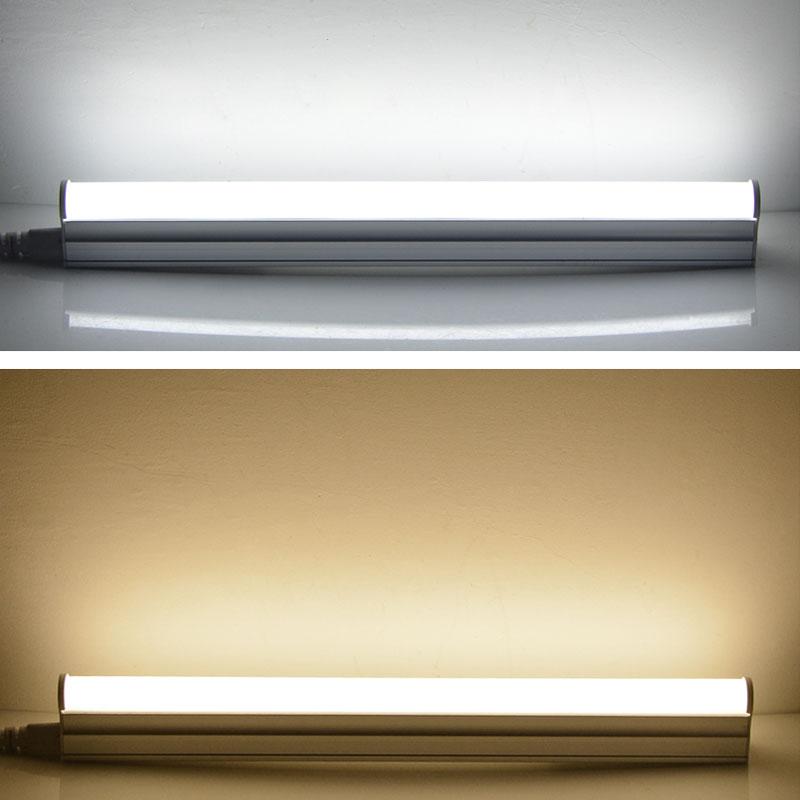 Светодиодный настенный светильник для кухни, 220 В, светодиодный светильник под шкафом, 6 Вт, 10 Вт, T5, алюминиевые светодиодные фонари для домашнего освещения с вилкой европейского стандарта