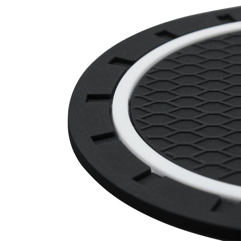 For Volkswagen 1/2pcs Car Water Cup For Volkswagen Polo VW Golf Caddy Scirocco Rline GTD R Beetle Touran Waterproof Non-slip Silicone Coasters