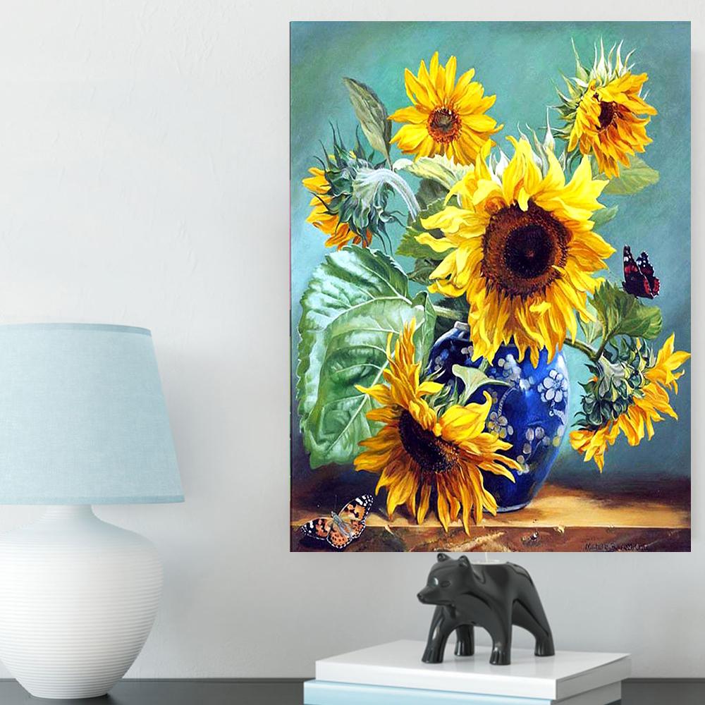 5D алмазная живопись «сделай сам», серия растений, полный бриллиант, ручная работа, алмазная вышивка, мозаика, украшение для дома, гостиной, подарок