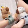 Браслет-лента Capybara Slap с рисунком животных из мультфильмов, собак и кошек, легко защелкивающийся браслет