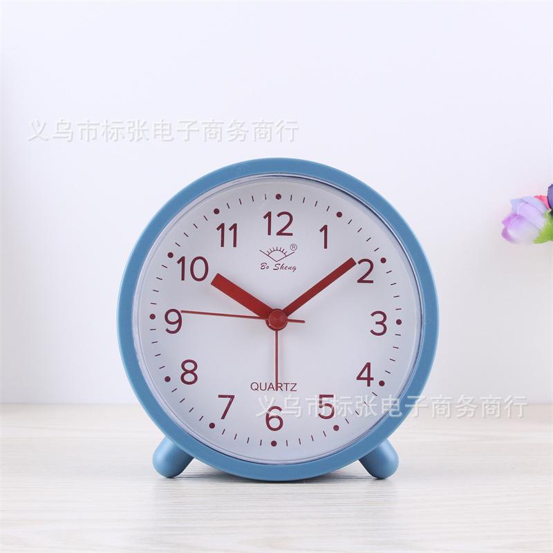 Creative silent alarm clock Modern student bedroom bedside table clock Simple children wake up clock