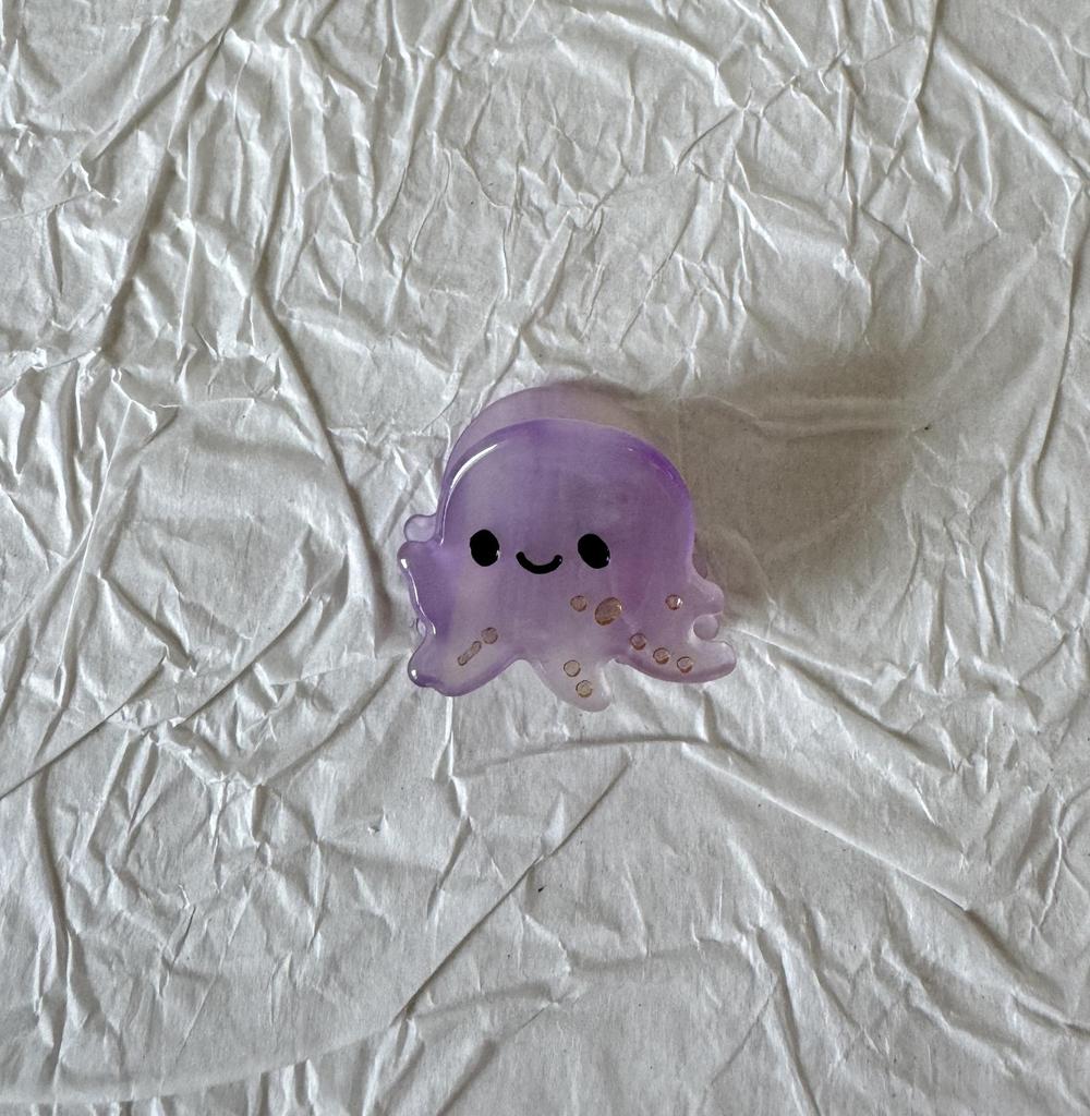 Mini Acetate Seahorse Octopus Hair Clip - Cartoon Starfish, Seashell & Whale Fish Hairpin