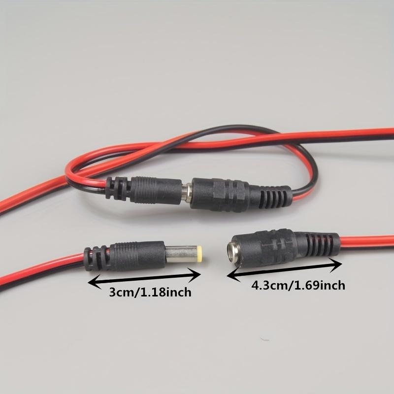 20 шт. 5,5 X 2,1 мм штекер 12 В постоянного тока штекерный соединительный кабель для камеры видеонаблюдения удлинитель хвоста 12 В постоянного тока провод