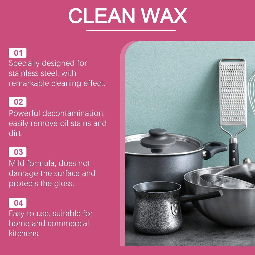 Kitchen Stainless Steel Cleaning Paste Multi-functional Decontamination Paste Stainless Steel Cleaning Paste Pot Bottom Burn Polish