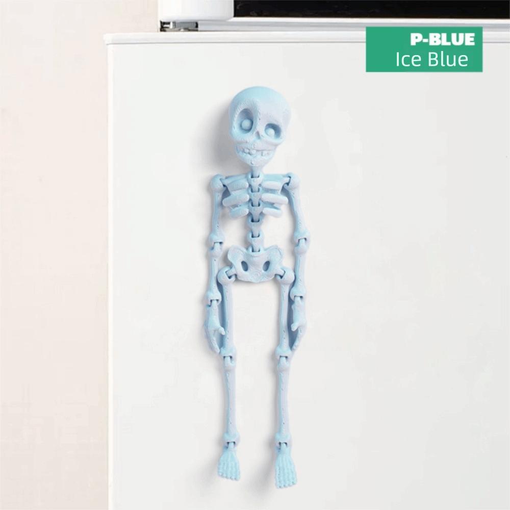 Poseable Skeleton Refrigerator Magnets Refrigerator Magnets Sticker  Halloween Decoration