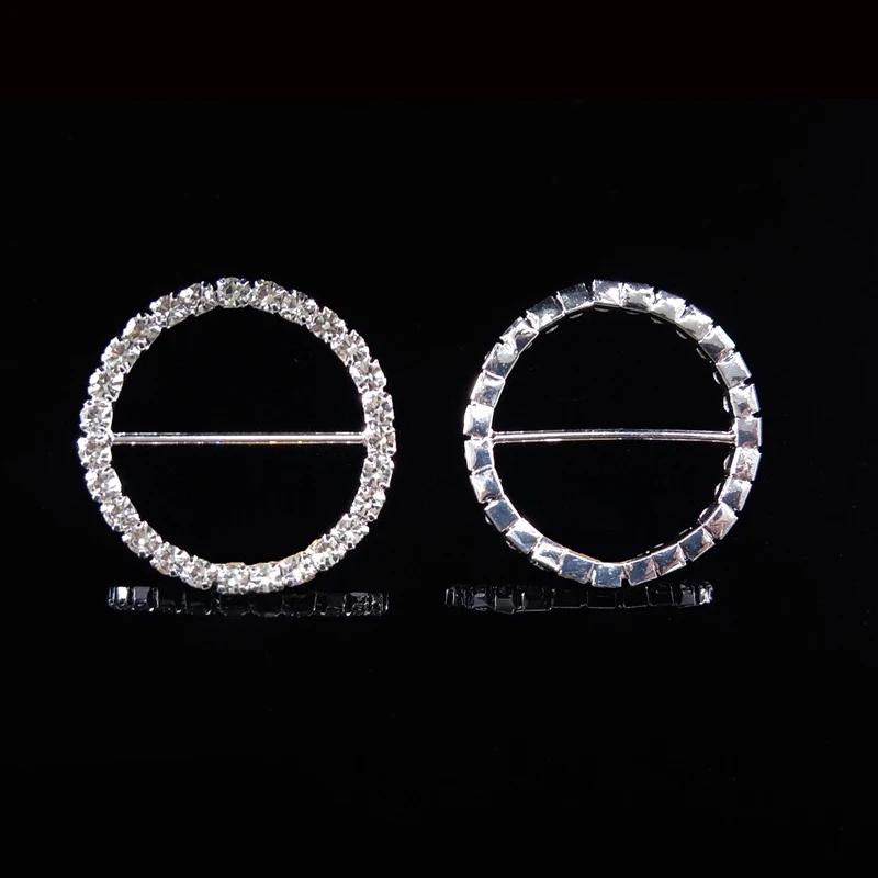 Engood 50Pcs 38mm Big Rhinestones Napkin Ring Sewing Trim & Embellishments Craft Buckle Serviette Holder Wedding Banquet Dinner