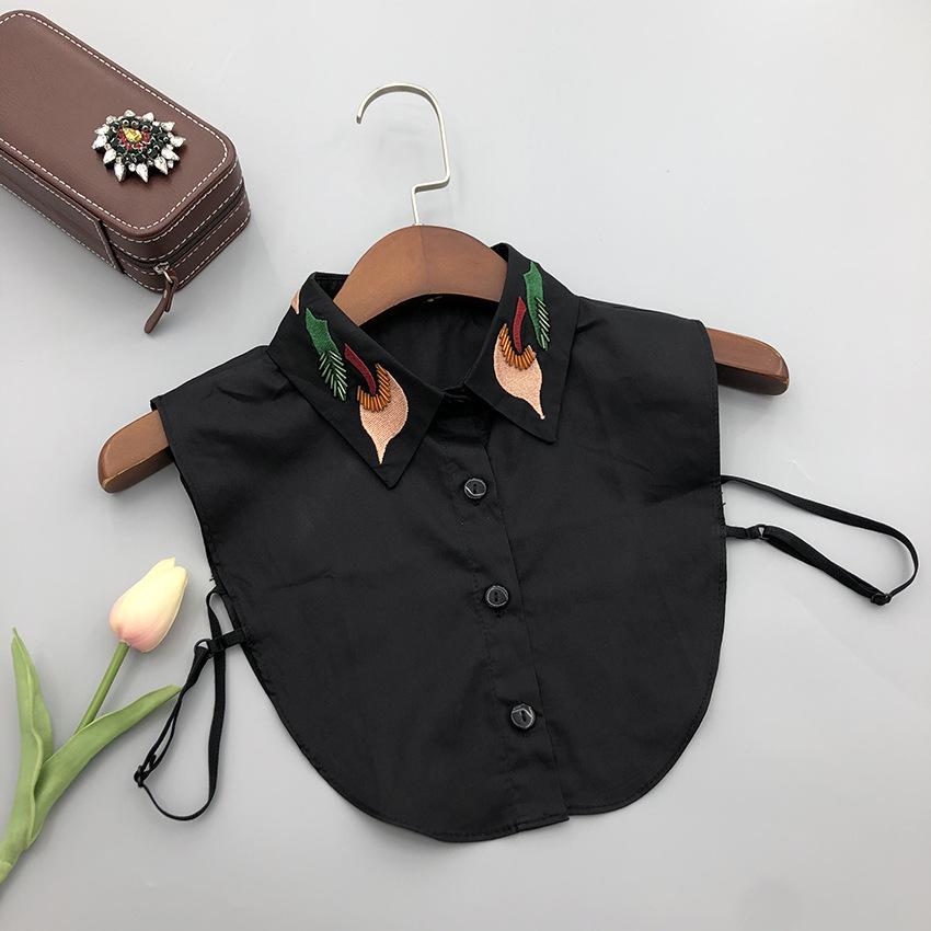 Lapel Shirt Fake Collar Woman Detachable Blouse Tops False Collar for Sweater Bottoming Fashion Blouse Half Shirt False Collar