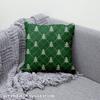 Royal Samt Stoff Polyester Zum Nähen - Motiv Weiße Weihnachtsbäume