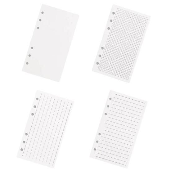 120 листов А6 бумага для блокнота на кольцах, сменные вставки, гладкие вставки для письма, отрывные страницы планера для планирования, недельного расписания, бюджетирования