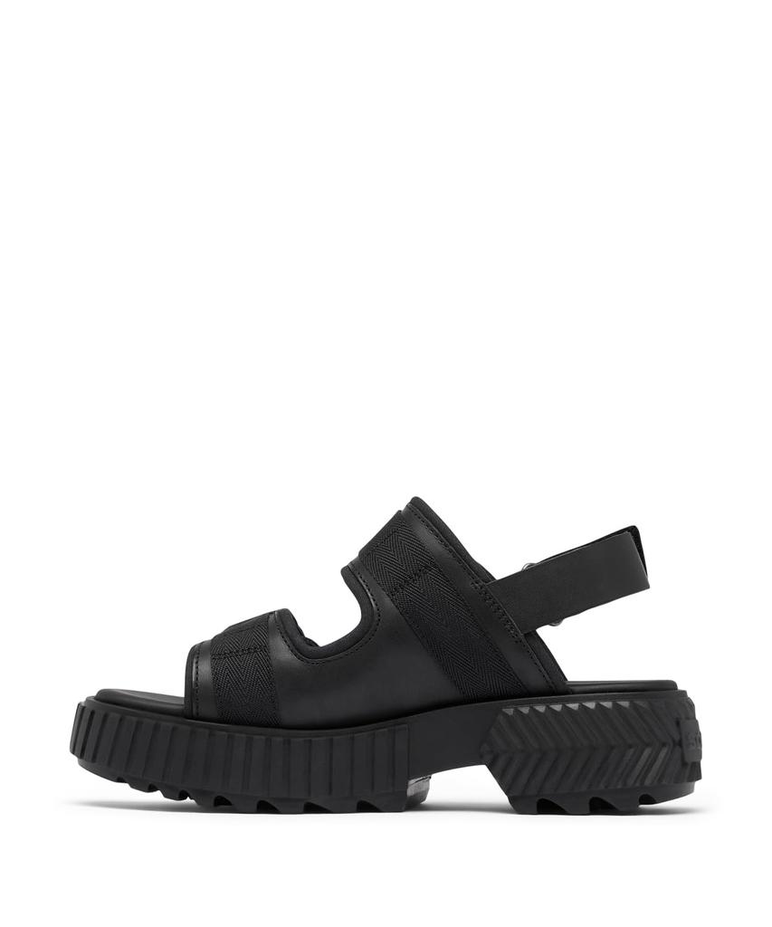 Sorel ONA Avenue Multi-Strap Mid Sandals, NL5235, Women's, Size 24.0cm, Black