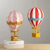 Aqumotic Hanging Hot Air Balloon Decoration Hanging Iron Metal Artwork Travel Charm Romantic Kids Favor Cartoon Balloons Stand