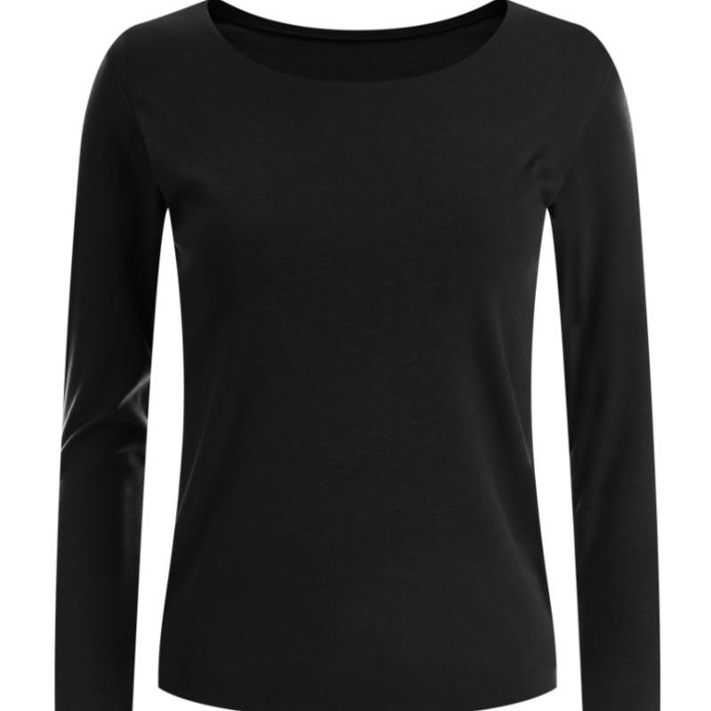 Shop WomeN Slim FiT Layered RouNd Neck LoNg Sleeve T shirT 6 Colors N Dai Wsh