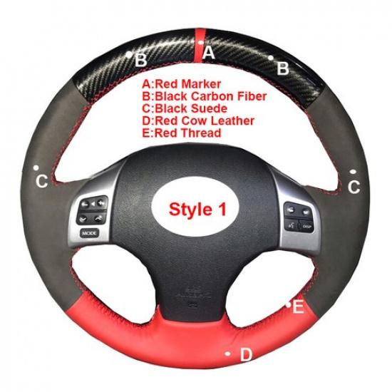 DIY Car Steering Wheel Cover Suede For Lexus I ISS250 IS250C IS300 IS350 IS300C