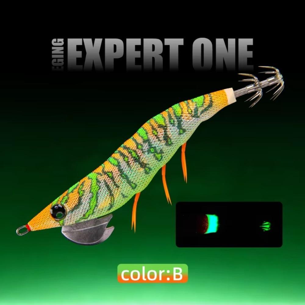 135mm Length Squid Jig Lure 18.5g Weight Artificial Squid Lure Sea Fishing Lure For Octopus