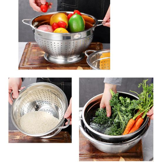 Высококачественная конструкция ручки, быстрый слив, легкий, удобный захват, кухонное сито для мытья, чаша для домашней сливной корзины