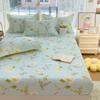 100%Cotton Bed Sheets Flower Printed Fitted Sheets for Bed Sábanas Para camaQueen/King Bed Sheet Cotton(without Pillowcase)