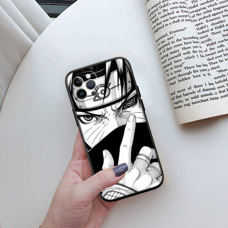 JO41 Naruto Itachi Sasuke Phone Case for Samsung A35 A25 A24 A15 A05S A05 M55 M35 M15 A06 A16 A02 A12 A13 A10 A20 A30 A22 A31 A32 A33 A41 A42 A50