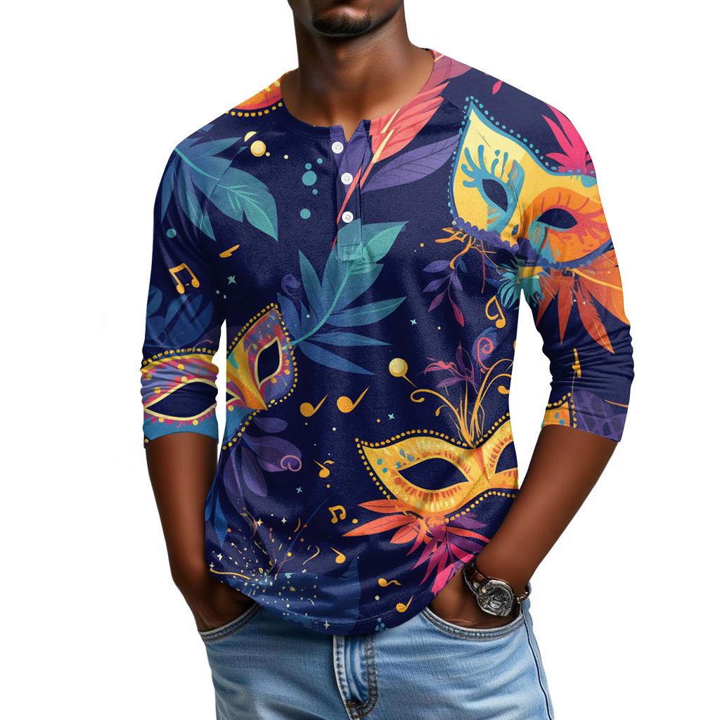 Мужской топ с рукавом реглан и рукавом три четверти